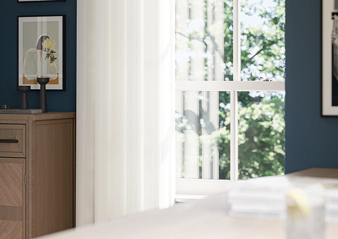 Salerno Voile, Coastal White - Made to Measure Curtains - Image 5